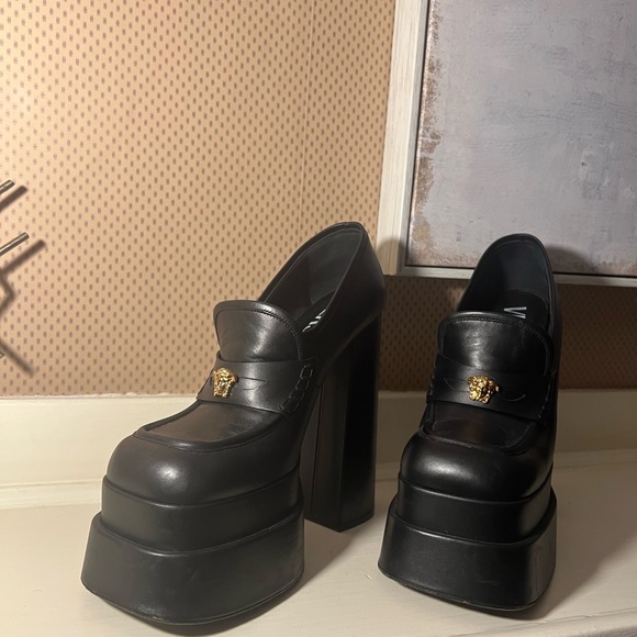 Versace AEVITAS PLATFORM LOAFERS - Picture 4 of 5